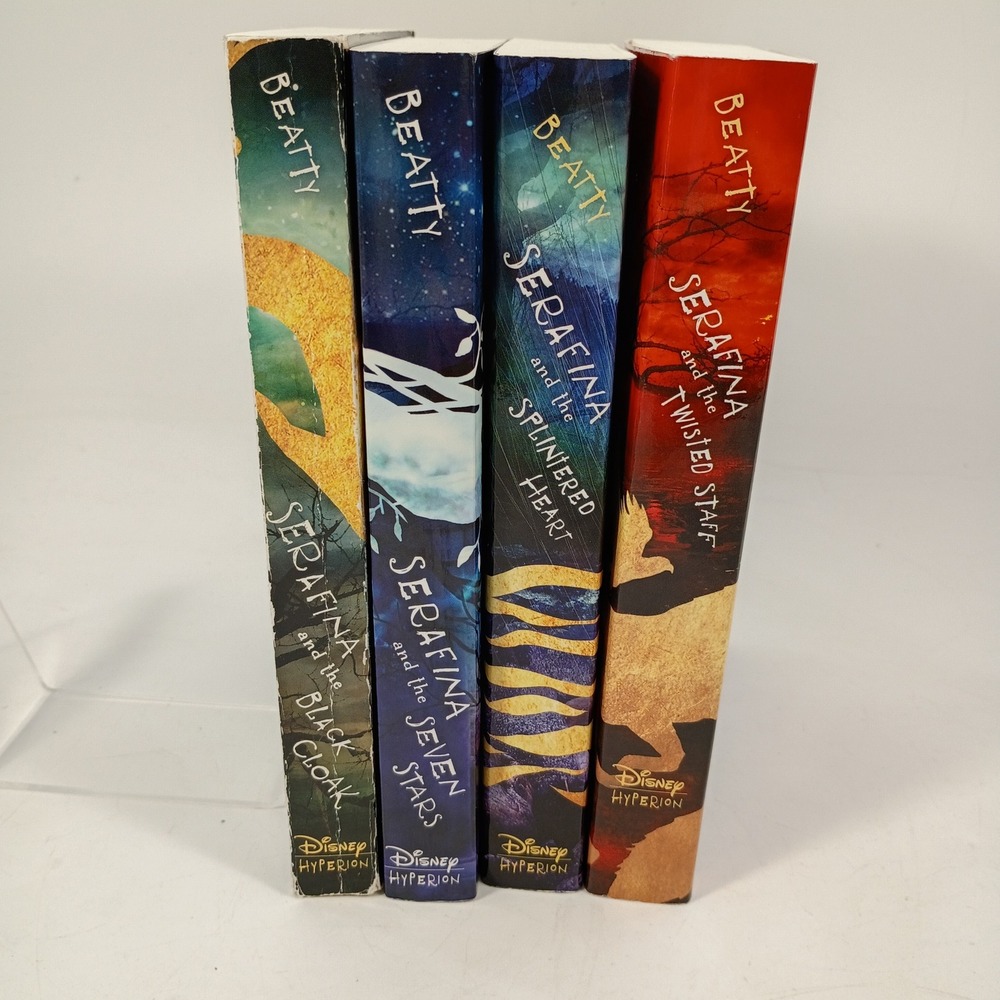 Lot of 4 Serafina Robert Beatty Books Black Cloak Twisted Staff Seven Stars PB - Picture 3 of 8
